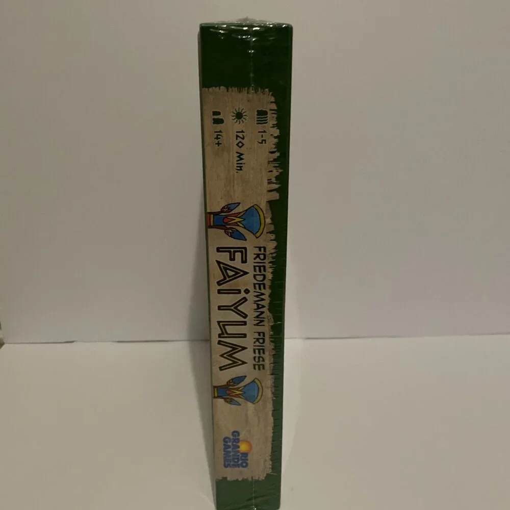 Faiyum Strategy Board Game English Rio Grande Games Friedemann Friese NEW Sealed